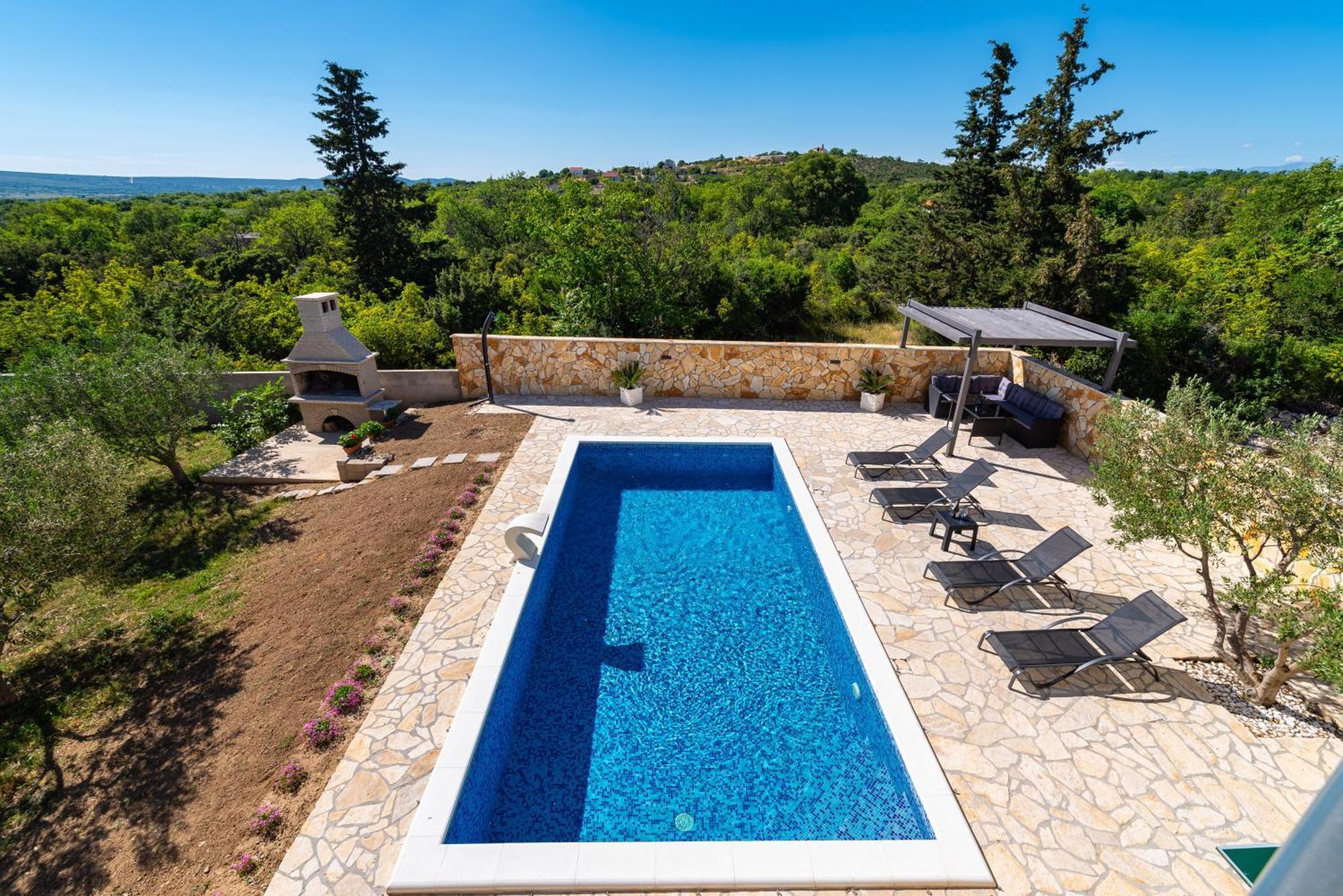 Kakma My Dalmatia - Holiday Home Maria With Private Swimming Pool מראה חיצוני תמונה